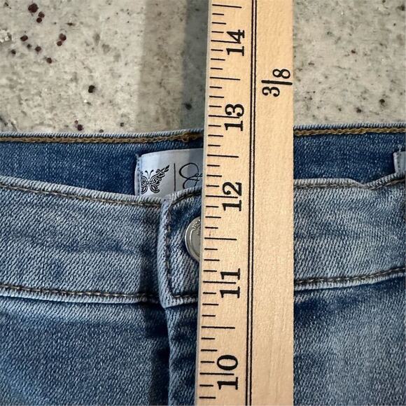 Jessica Simpson Women's Plus Size 14 Blue Straight Denim Jeans Stretch - Picture 11 of 14